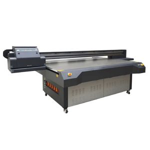 uv ხელმძღვანელობდა flatbed პრინტერი მინის / აკრილის / კერამიკული საბეჭდი მანქანა
